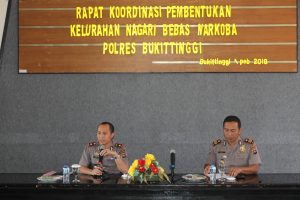 Polres Bukittinggi Bentuk Wilayah Bebas Narkoba