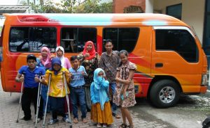 Terima Kasih Kaum Difabel Malang Kepada Wakapolresta Pekanbaru