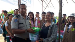 Trio JB Polsek Payung Sekaki Lakukan Baksos Untuk Warga