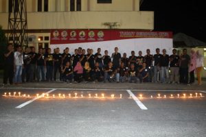 3 Komunitas Motor Adakan Do’a Bersama di Polres Kampar