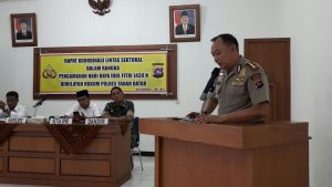 Pengamanan Menyambut Hari Lebaran 1439H, Kapolres Tanah Datar Adakan Rapat