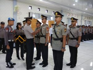 Polres Muko-muko Laksanakan Sertijab Pada Kapolsek Baru di Wilayah Polda Bengkulu