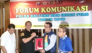 Polda Kalteng Adakan Forum Komunikasi Dengan Insan Pers