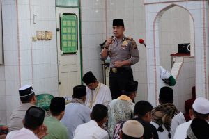 Safari Jumat, Wakapolresta Pekanbaru Sampaikan Pesan Kamtibmas