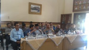 Polres Tanah Datar Gelar Giat Teleconprensi Kesiap Siagaan Menghadapi Pilpres dan Pileg 2019