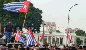 2 Pengibar Bendera Bintang Kejora di Istana Terancam Pasal Makar