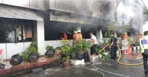 Gudang Peluru Polda Metro Jaya Terbakar