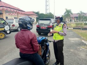 Kasatlantas Polres Pulpis Pimpin Razia OPS Patuh Telabang 2019