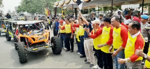 Irjen Pol Fakhrizal,SH, M.Hum Lepas Peserta Pesona Bhayangkara Offroad 2019