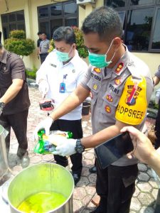 Polres Tanjungbalai Musnahkan 18.880,43 gram Shabu dan  9.840 Butir Pil Ekstasi