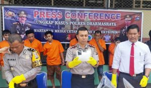 Polres Dharmasraya Tangkap Bandar Narkoba dari Medan, dengan BB Sabu 1 Kg
