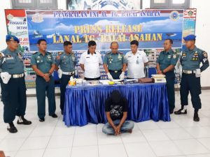 Patroli Angkatan Laut Tanjung Balai Gagalkan Penyeludupan Shabu Asal Malaysia