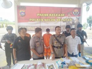 Polres Solok Selatan Bongkar Jaringan Narkoba di Lapas Muara Labuh