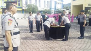 AKBP Cepi Noval Lantik Enam Perwira Baru, Hidup Mulia Pimpin Satres Narkoba