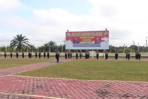 Kapolres Barsel Pimpin Upacara Pembukaan Lat Praops Pilkada Gubernur 2020