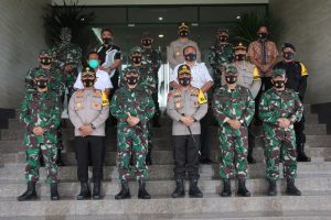 Kapolda Sulut Kunjungi Kodam XIII/Merdeka dan Korem 131/Santiago