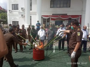 Sabu Bernilai Ratusan Juta Dimusnahkan