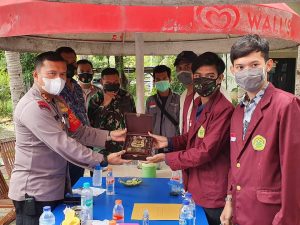 Audiensi dengan Mahasiswa, Ini Pesan Kapolres Kepulauan Seribu