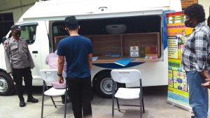 Polres Pelabuhan Tanjung Priok Berikan Pelayanan SKCK Keliling