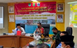Kapolres Kep Seribu Pimpin Rakor Lintas Sektoral Ops Lilin Jaya 2020