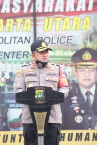 Apel Pasukan PAM Nataru 2020-2021, Wakapolres Metro Jakut Bacakan Amanat Kapolri