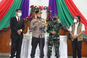 Kapolda Banten Bersama Danrem 064/MY dan Sekda, Gelar Patroli Ibadah Jamin Keamanan Malam Natal