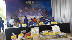 Kabaharkam Polri Pimpin Pers Rilis Pengungkapan Kasus 16 Ton Bom Ikan