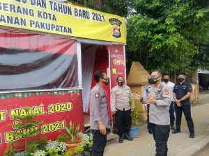 Kunjungi Pos Pam Nataru, Ini Pesan Kabid Humas Polda Banten Pada Personel