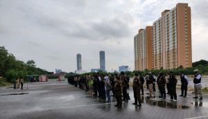 Polsek Pademangan Gelar Apel Pengamanan Malam Tahun Baru 2021