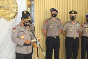 Kabarhakam Polri Pimpin Upacara Virtual Kenaikan Pangkat 390 Personel