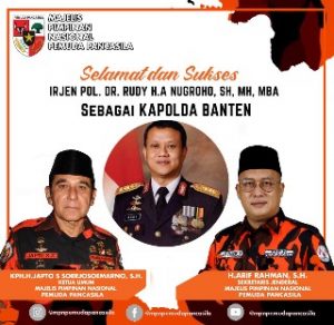 Japto Soelistyo Soerjosoemarno Ucapkan Selamat dan Dukungan Kepada Kapolda Banten