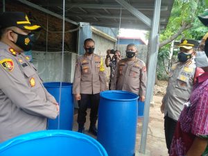 Kapolres Metro Jakut Dampingi Irwasda PMJ Cek Kesiapan Kampung Tangguh Jaya di Kelapa Gading