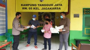 Kapolsek Jagakarsa Sambangi Kampung Tangguh Jaya di RW 05 Kelurahan Jagakarsa