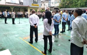 Ini Pesan Kapolres Metro Jakut Saat Pimpin Apel Pagi di Mapolsek Pademangan