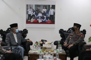 Sowan ke Ketua MUI Sulsel, Kapolri Sebut Dukungan Ulama Sangat Penting Untuk Menjaga Kamtibmas