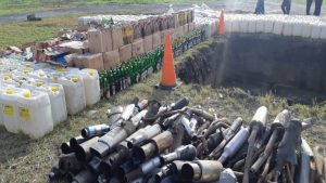 Polda Sulut Musnahkan Ribuan Liter Miras Hasil Operasi Rutin