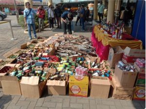 Jelang Ramadhan, Ribuan Miras dan Ratusan Knalpot Bising Disita Polisi Pelabuhan Tj.Priok