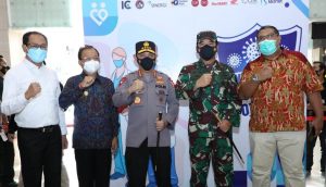 Panglima TNI dan Kapolri Tinjau Gelaran Vaksinasi di Bali