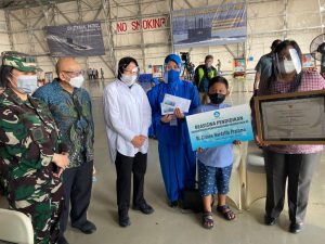 Pemerintah Melalui Kementerian Sosial Serahkan Santunan Bagi Keluarga Korban KRI Nanggala 402