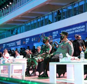 Kapolri ke Jajaran TNI – Polri: Keberhasilan PON Bawa Kehormatan Bangsa