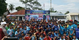 Rezka Oktoberia Resmi Buka Open Turnamen SSB Se- Sumatera