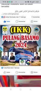 Perantau Koto Nan Godang Pulang Basamo, Joni Hendri: Hati-Hati Dijalan, Semoga Selamat Sampai Di Kampung