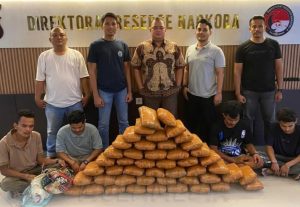 Polda Sumbar Gagalkan Peredaran Narkotika 47 KG