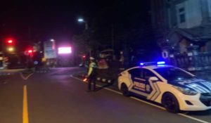 Cegah Balap Liar Sat Lantas Polres Karangasem Gelar Patroli Malam Hari