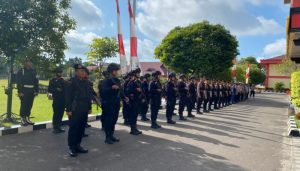 Wujud Kesiapsiagaan, Brimob Kalteng Gelar Apel Siaga Komposit di Mapolda