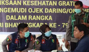 Biddokkes Polda Kalteng Gelar Bakti Kesehatan