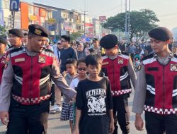 Amankan Aktivitas Masyarakat di CFD, Korsabhara Baharkam Polri Siap, Hadir dan Bermanfaat.