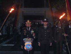 Kapolres Payakumbuh Pimpin Renungan Suci HUT ke-80 RI di TMP Kusuma Bangsa.