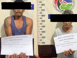 Dua Pengedar Sabu Ditangkap Dramatis di Pusat Kuliner Payakumbuh.