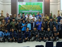 Kapolres Kepulauan Meranti Hadiri Deklarasi Damai, Ajak Masyarakat Jaga Persatuan dan Tolak Provokasi.